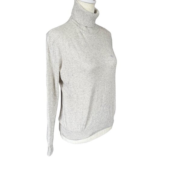Lauren Ralph Lauren linen color long sleeve pullover turtleneck sweater - Picture 2 of 7